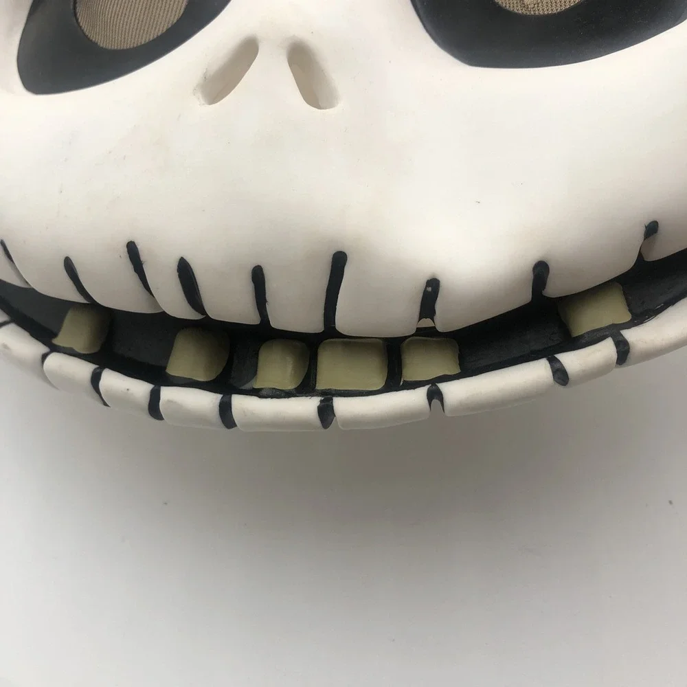 Nightmare Before Christmas Disney Jack‎ Skellington 2002 Halloween mask rubber